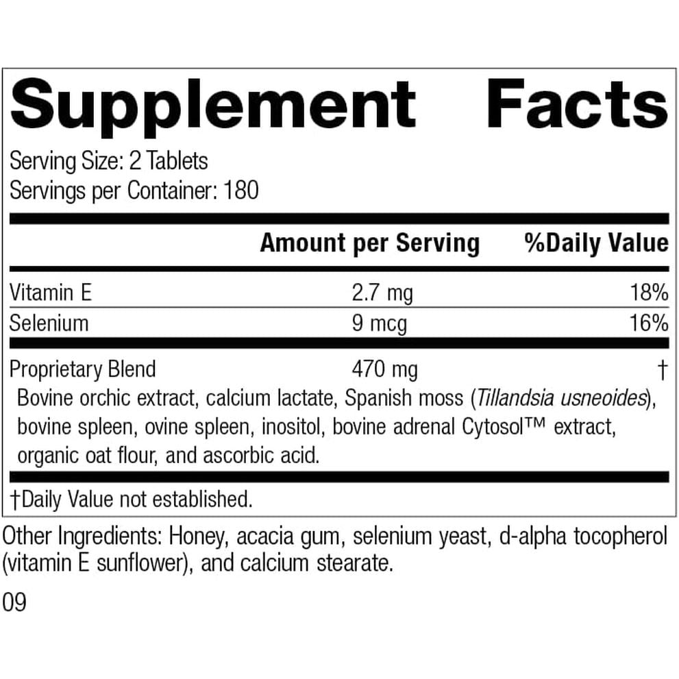 Standard Process Cataplex E2 - Whole Food Heart Health and Antioxidant 360 Tablets