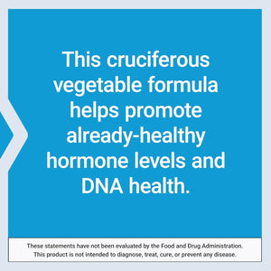 Life Extension Triple Action Cruciferous Vegetable Extract, Helps Maintain DNA Health & Already-Healthy Hormone Levels 60 Capsules