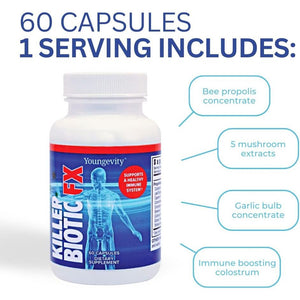 Youngevity Killer Biotic FX - Immune System Support 60 Capsules