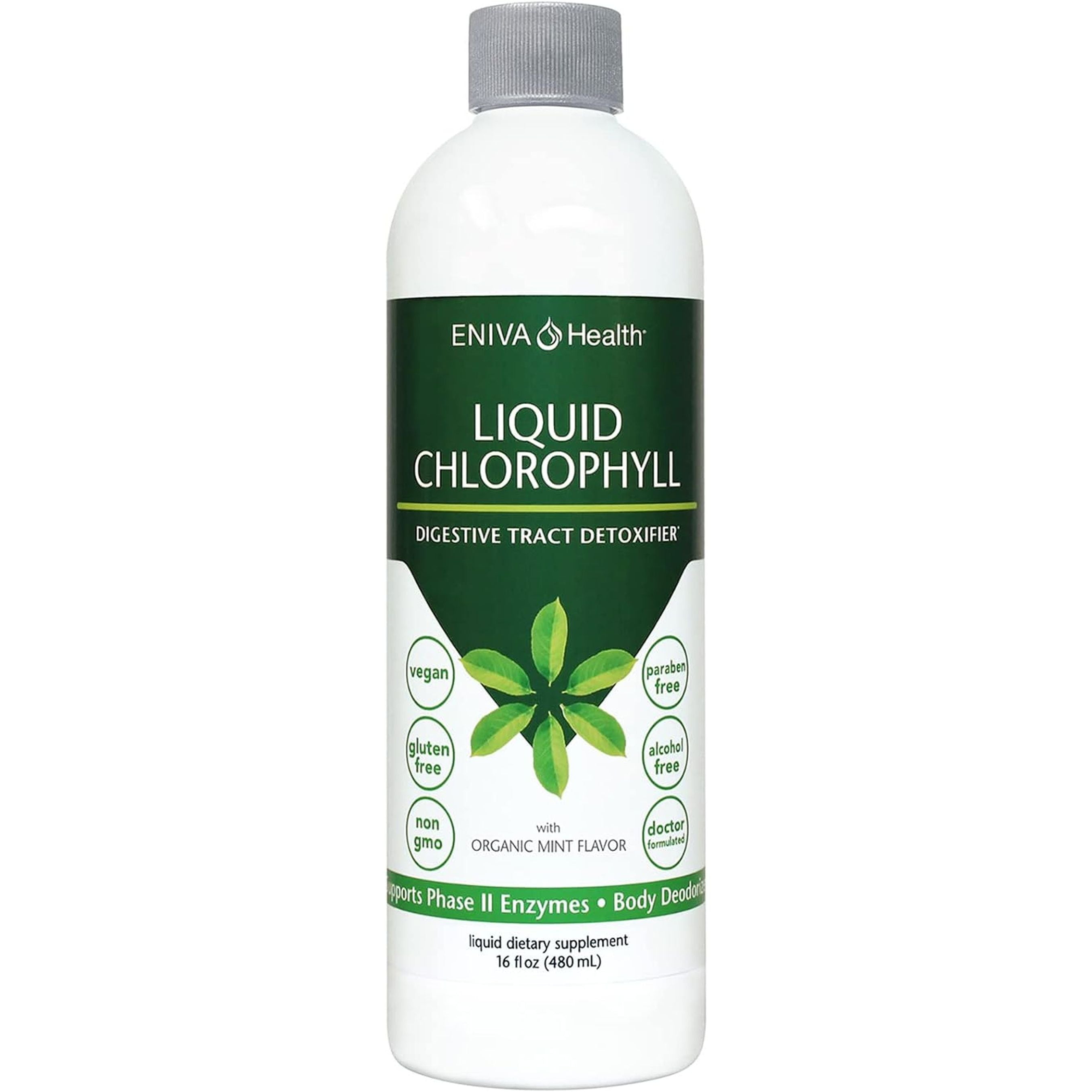 Eniva Health Liquid Chlorophyll Vegan | Immunity | Detox & Cleanse | Energy Boost | Internal Deodorant 16 Fl Oz Bottle