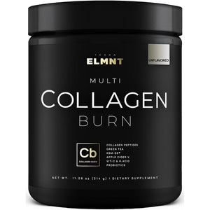 ELMNT Super Collagen Powder for Women Weight Loss + Beauty W. Probiotics, Hyaluronic Acid, ACV, KSM-66, Biotin (Unflavored)