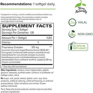 Terry Naturally Curamed 375 Mg Curcumin Complex - 120 Softgels