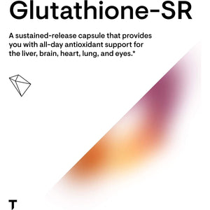 THORNE Glutathione-Sr - Sustained-Release Glutathione for Antioxidant Support - 60 Capsules