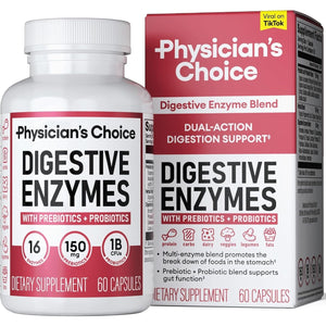 Physician'S CHOICE Digestive Enzymes - Probiotics for Digestive Health & Gut Health - 60 Count