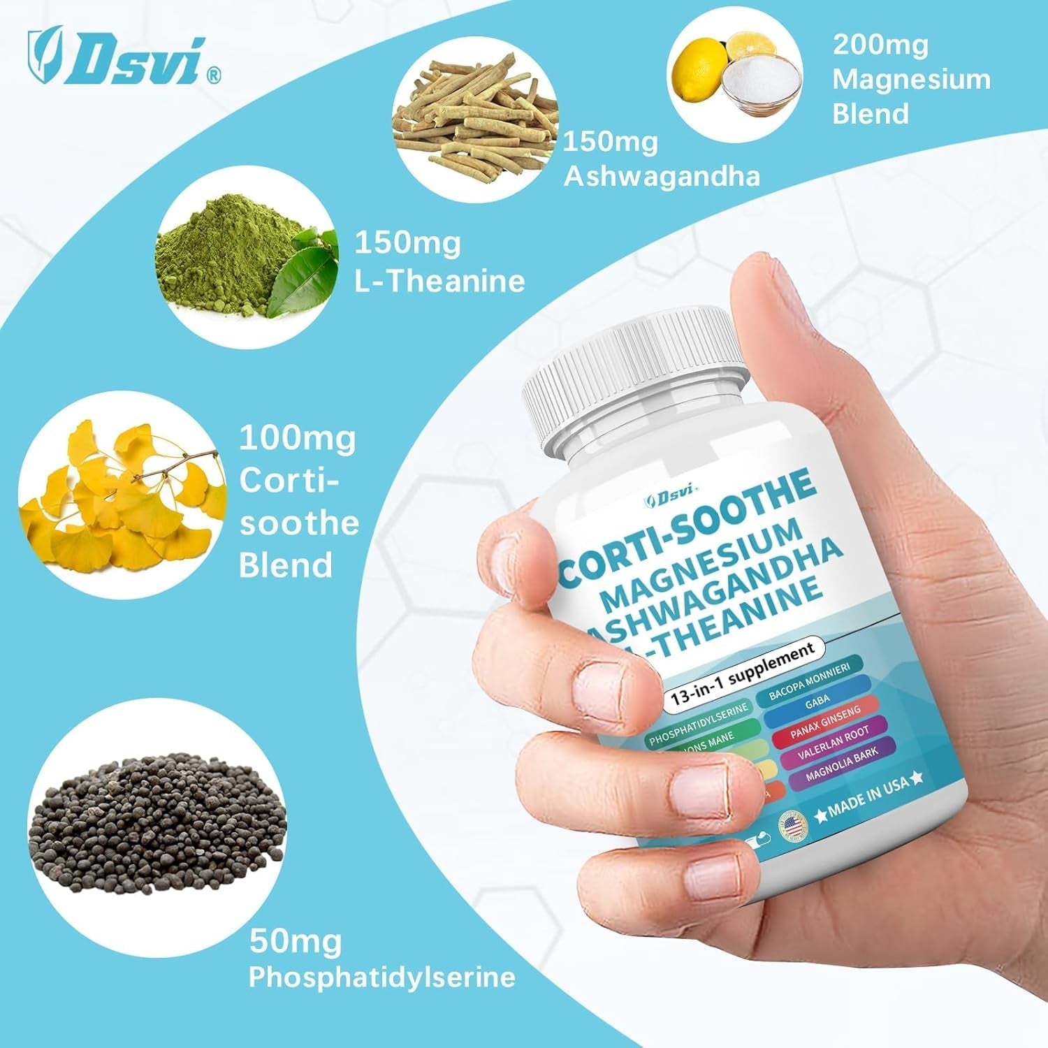 Corti-Soothe-Cortisol Supplement 60 Capsules