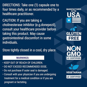 Life Extension Huperzine A, Memory Health, Cognitive Health, Chinese Club Moss Extract 60 Capsules