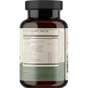 TERRA ORIGIN - Digestive Enzymes with Probiotics | Supports Healthy Digestion | Made in the USA, | 60 Servings