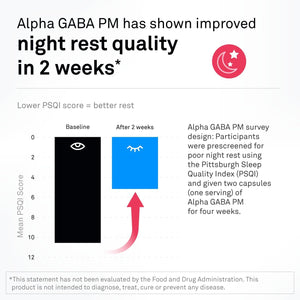 Neuroscience GABA PM Calm Sleep Aid for Adults - 400Mg L Theanine Supplement (60 Capsules)