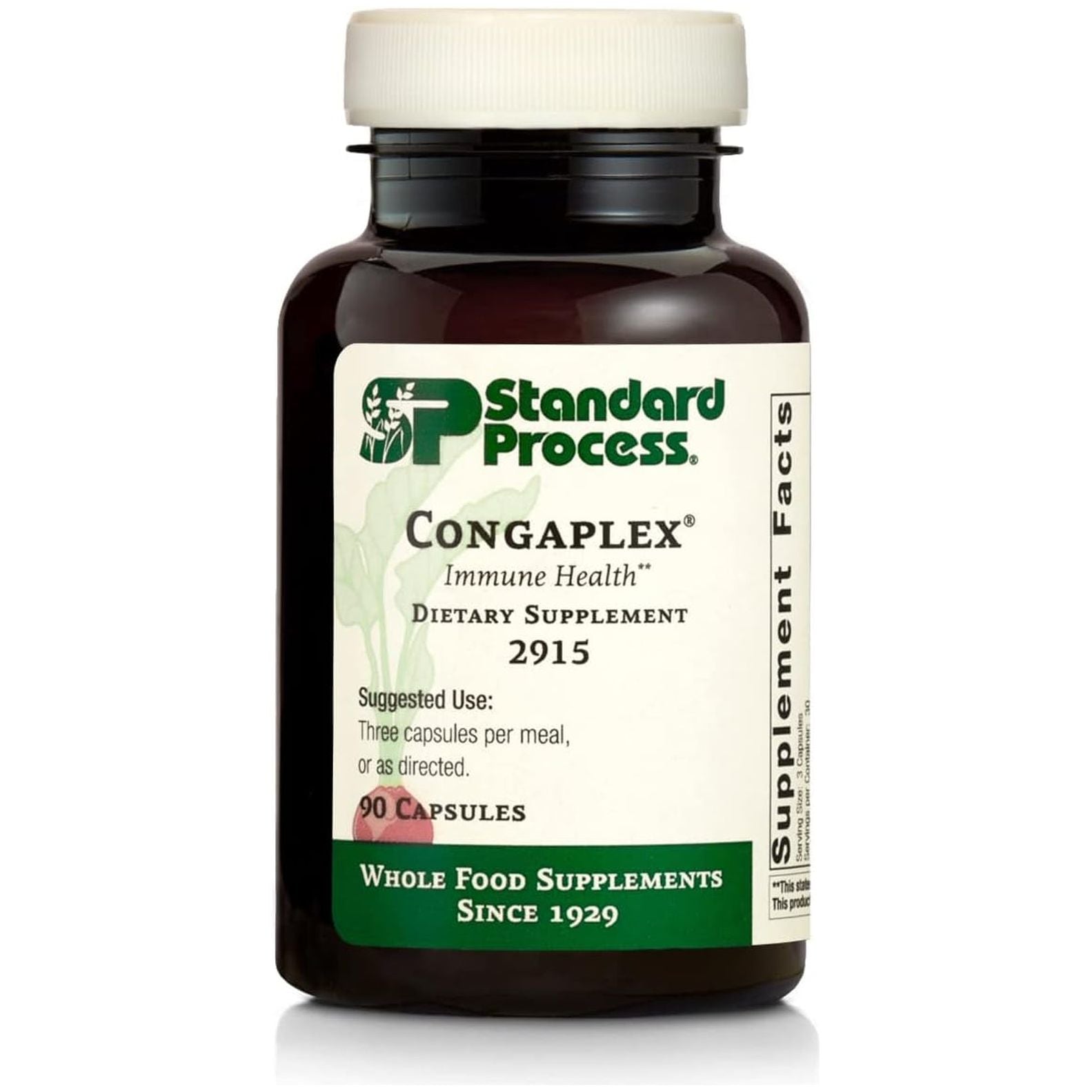 Standard Process Inc. Congaplex, Thymus Gland Support Supplement 90 Capsules