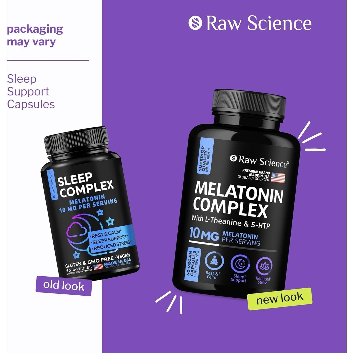 Melatonin 10Mg Sleep Supplement for Adults with Ashwagandha, Passion Flower, Lemon Balm, Chamomile, Magnesium Sleep Support 60 Capsules