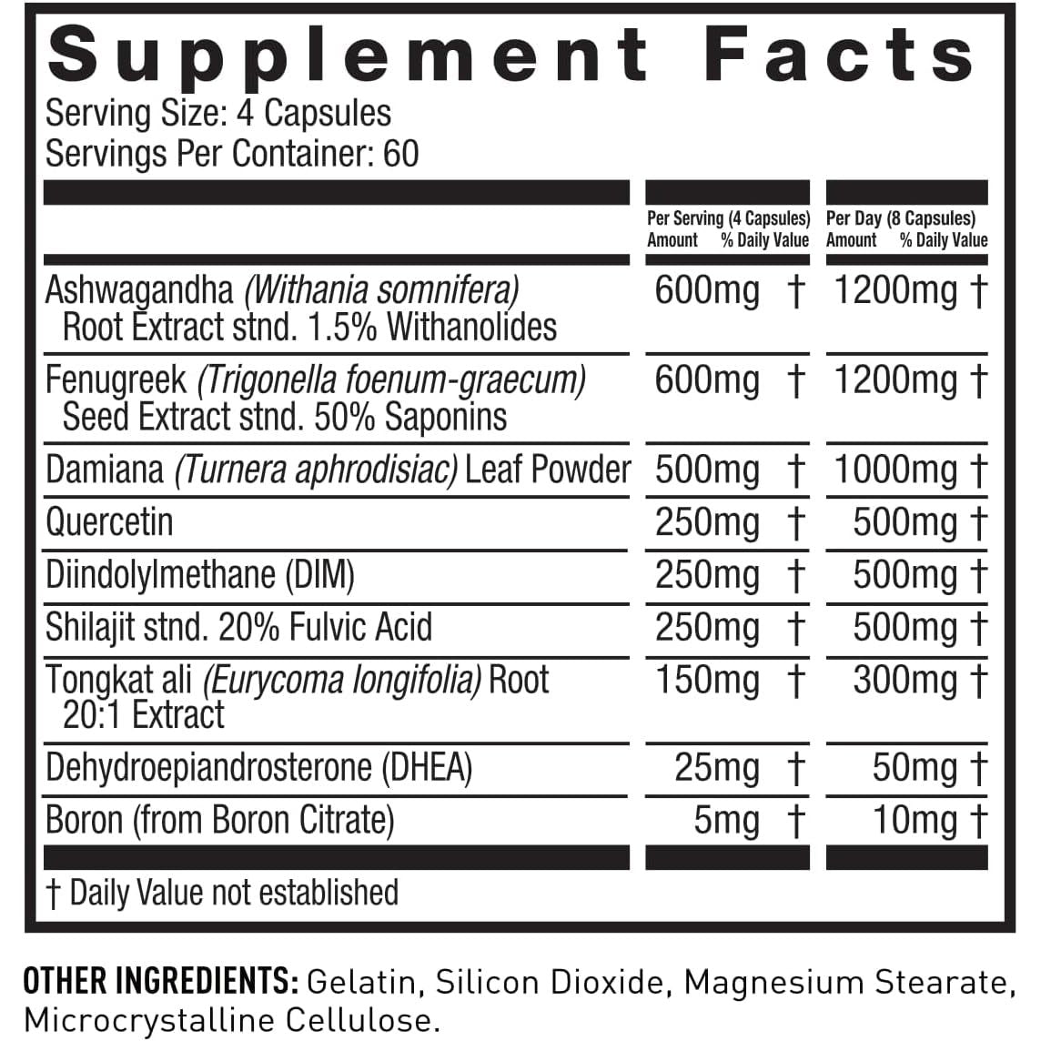 Alpha JYM X Advanced Hormone Optimization 240 Vegetarian Capsules