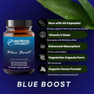 Methylene Blue (USP Grade) Pharma Grade Supplements for Brain Fuel, Memory, Focus, Clarity, Cognitive, Energy