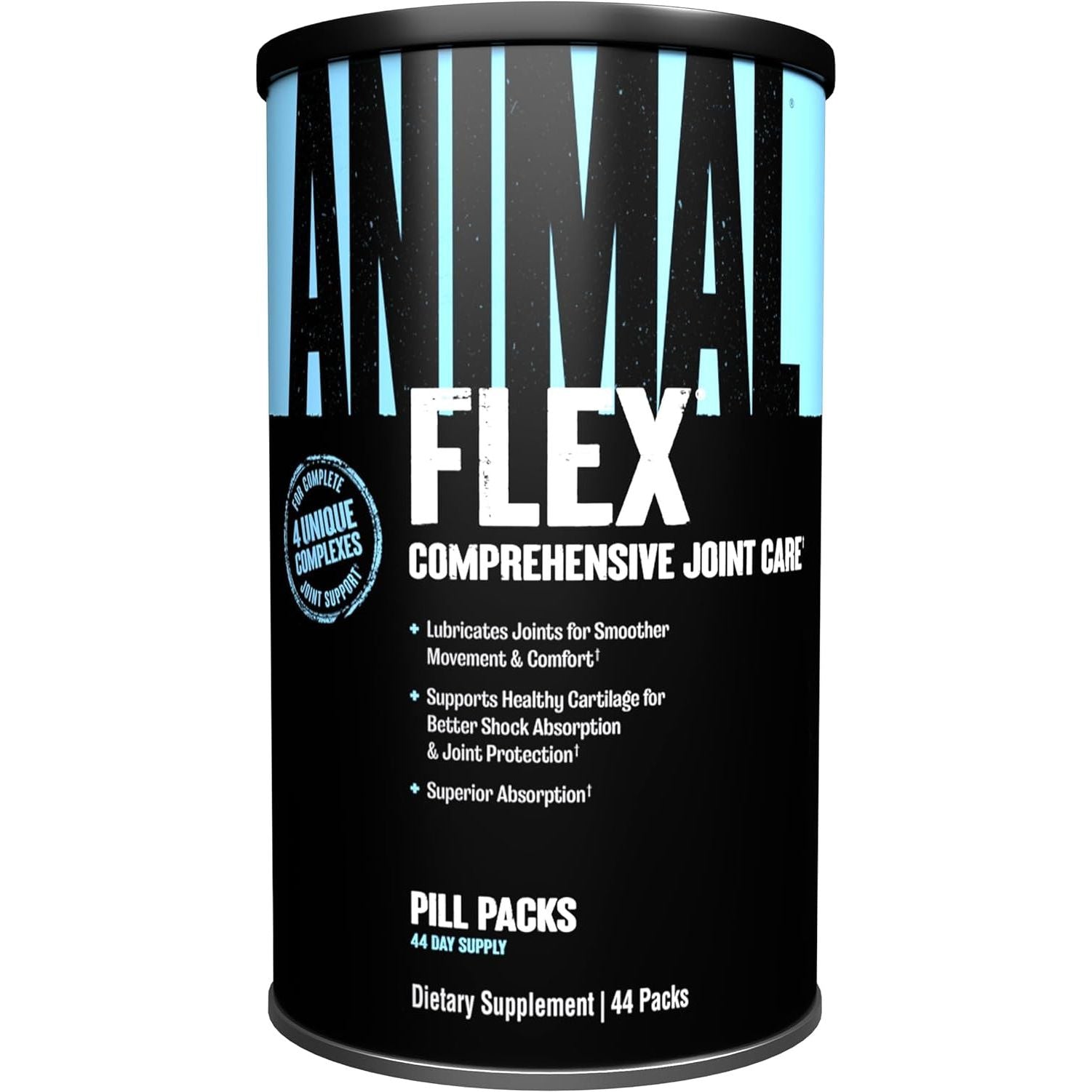 Animal Flex - Glucosamine Chondroitin Joint Support Supplement for Pain Relief and Discomfort 44 Packets
