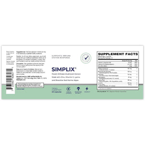Simplix | Natural Supplement to Strengthen the Immune System | Respond to Outbreaks 60 Veggie Capsules