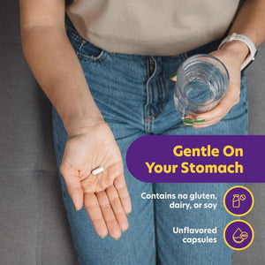 Berkley Jensen Daily Care Digestive Health Probiotics for Women & Men 80 Capsules.