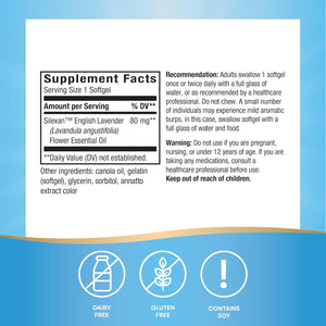 Nature'S Way Calmaid with Silexan Lavender Oil 30 Softgels