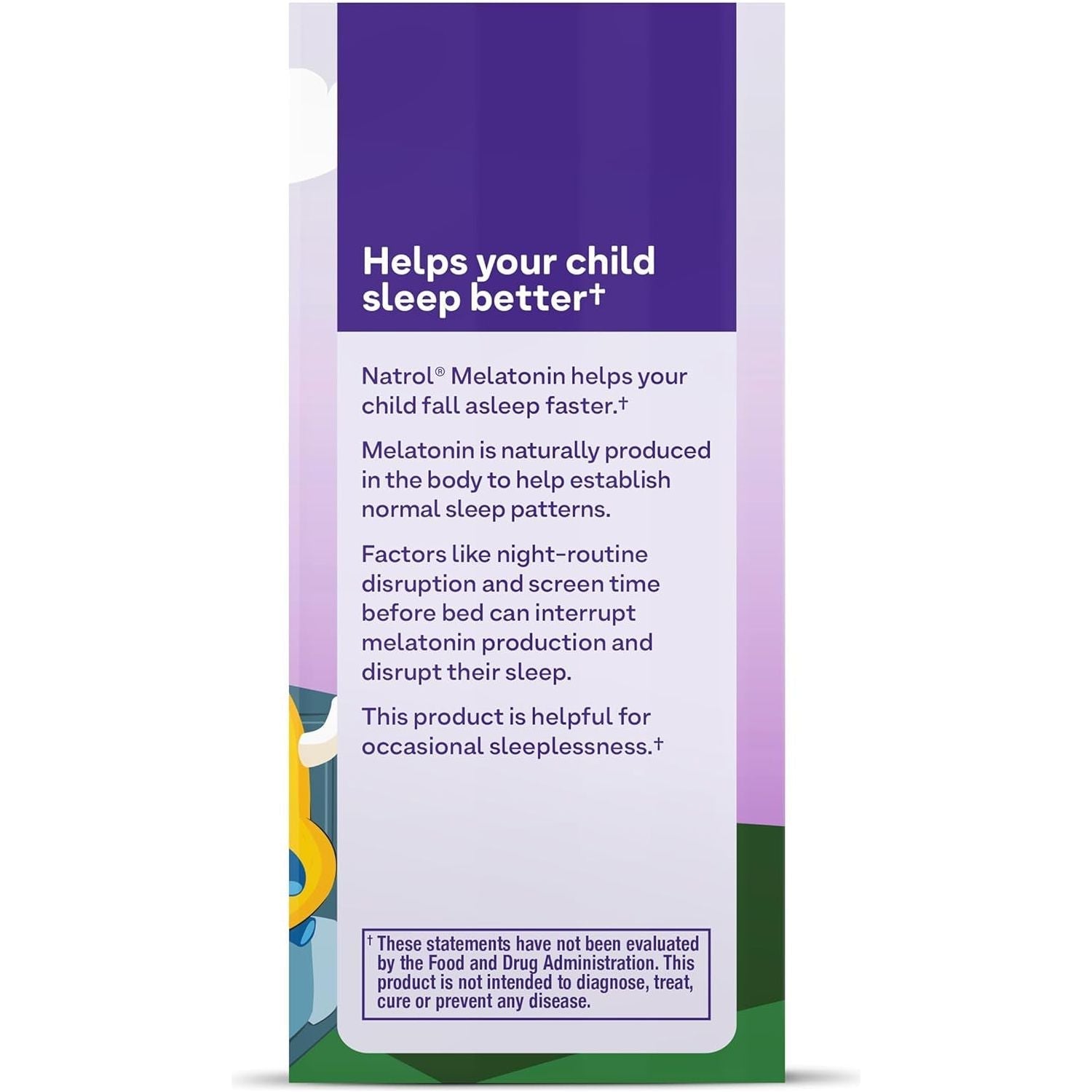 Natrol Kids Fast Dissolve Melatonin 1 Mg 30 Day Supply