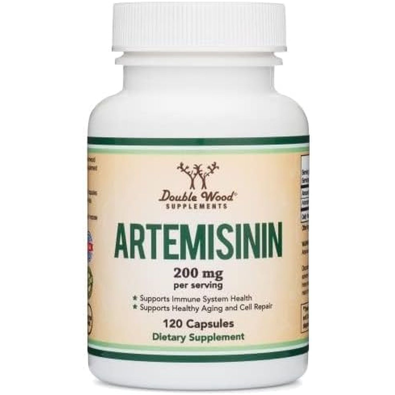 Artemisinin (Sweet Wormwood Cleanse)(Artemisia Annua) 200Mg by Double Wood 120 Capsules