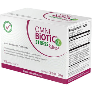 Stress Release - Clinically Tested Probiotic for Stress Management & Gut-Brain Axis Support (28 Daily Packets)