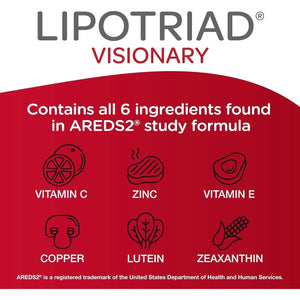 Visionary Eye Vitamins for Macular Degeneration & Vision Support 60 Capsules