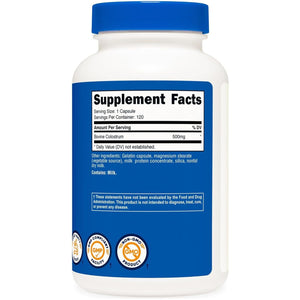 Nutricost Colostrum 500Mg, 120 Capsules - Gluten Free & Non-Gmo