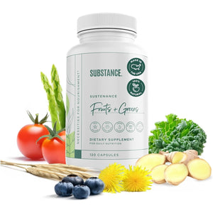 Nature'S Sustenance Daily Greens, Fruits & Veggies Supplement - Enhance Energy, Mental Clarity, & Overall Wellness - 30 Servings.