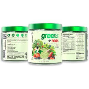 Forzagen Vegan Greens & Reds Superfood Powder - 35 Servings