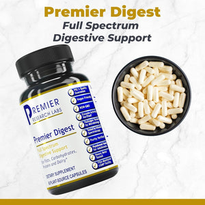 Premier Research Labs: Active Digestive Enzymes with Probiotic and Prebiotics 60 Capsules