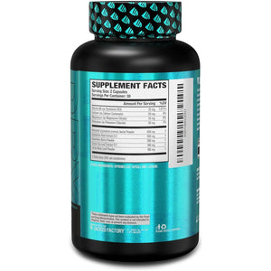 Jacked Factory Dry-Xt Diuretic Water Pills - Reduces Water Retention & Bloating 60 Capsules