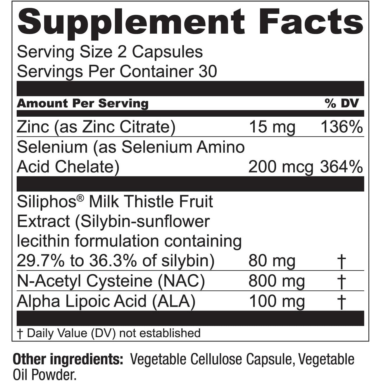 Liverwell Liver Cleanse, Rejuvenation, Metabolic Support - 60 Caps