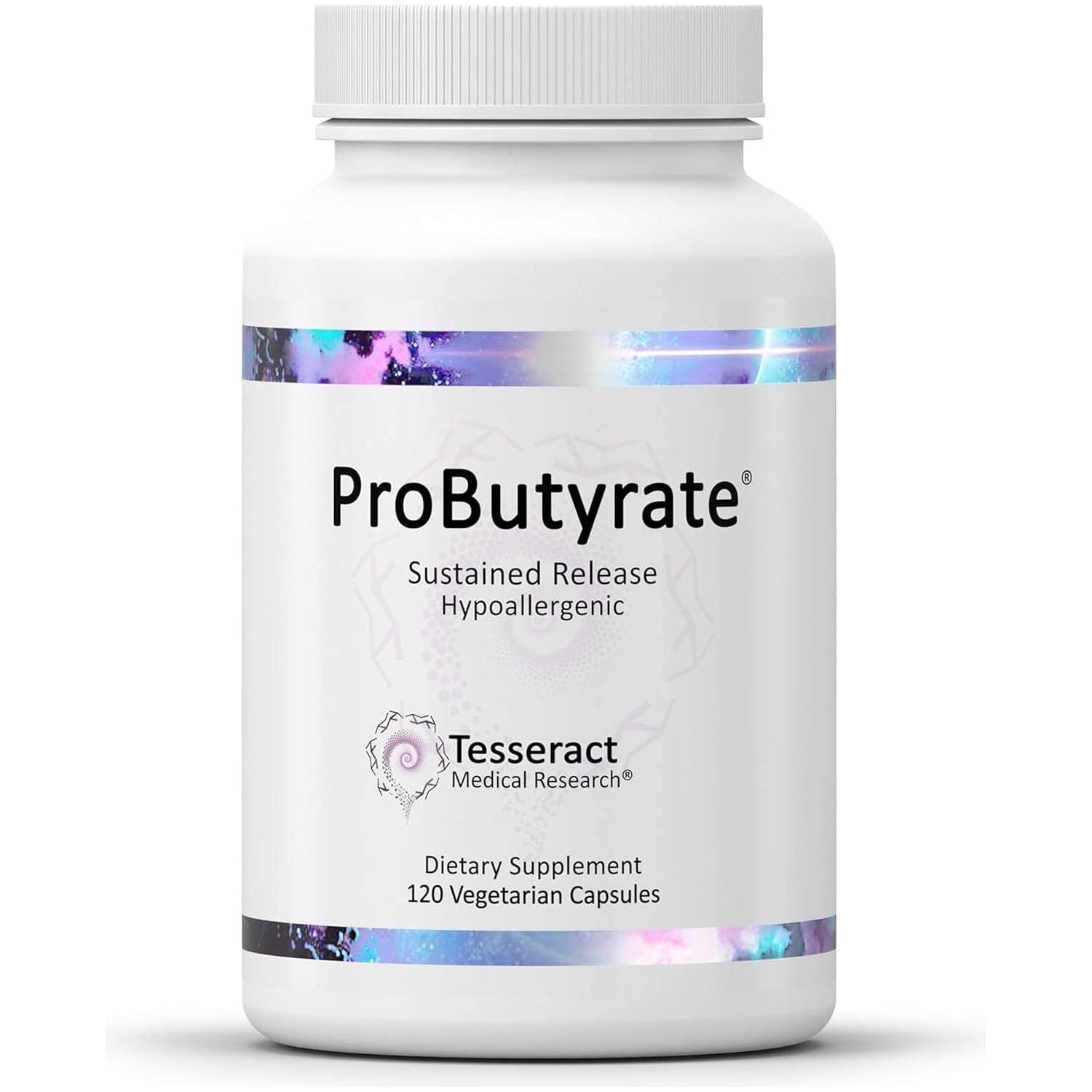 Tesseract Medical Research Probutyrate Gut Health Supplement - Helps Restore Balance to Stabilize Gut Microbiome, 600Mg, 120 Capsules