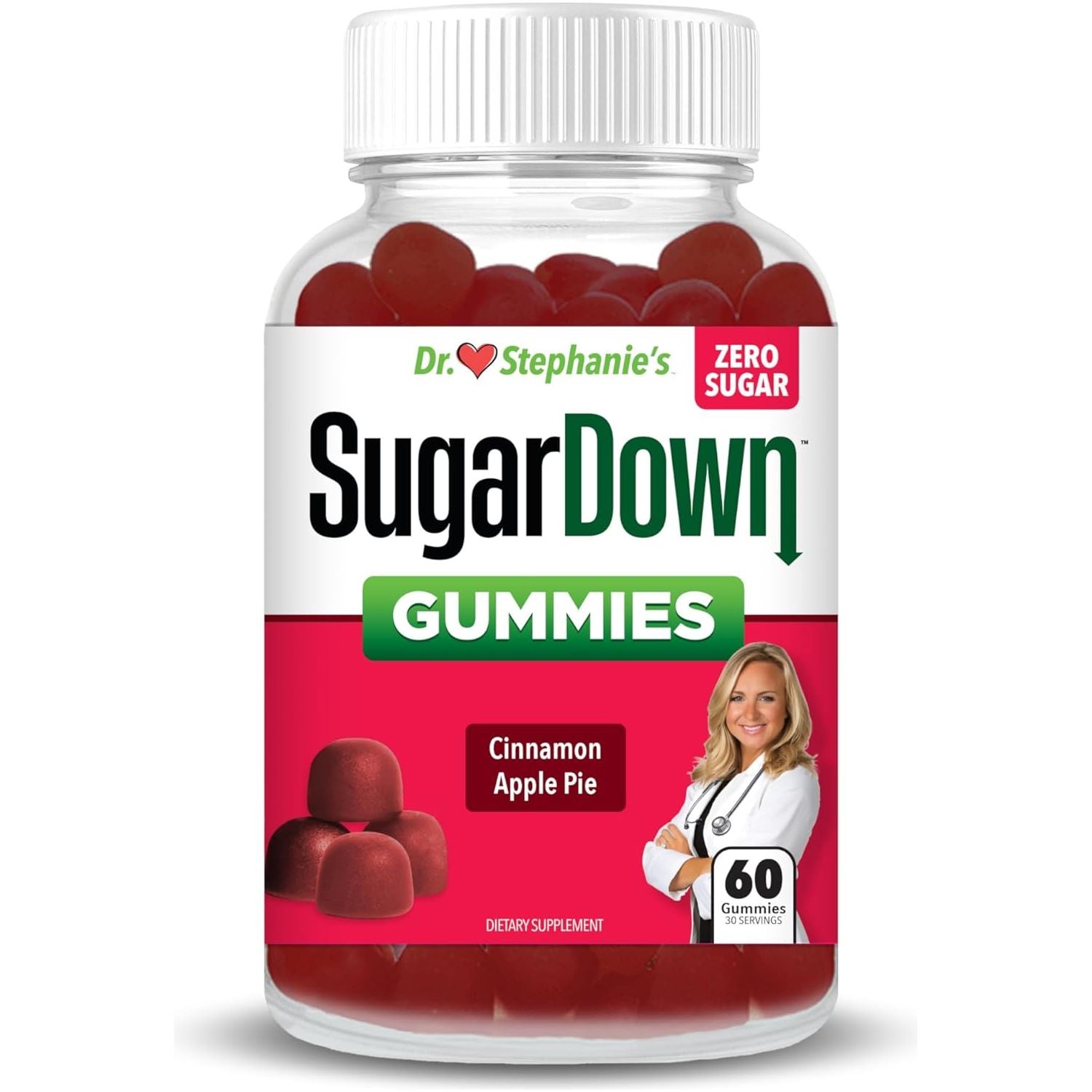 Dr. Stephanie’S Sugardown Gummies – Ceylon & Cassia Cinnamon Supplement - 0G Sugar