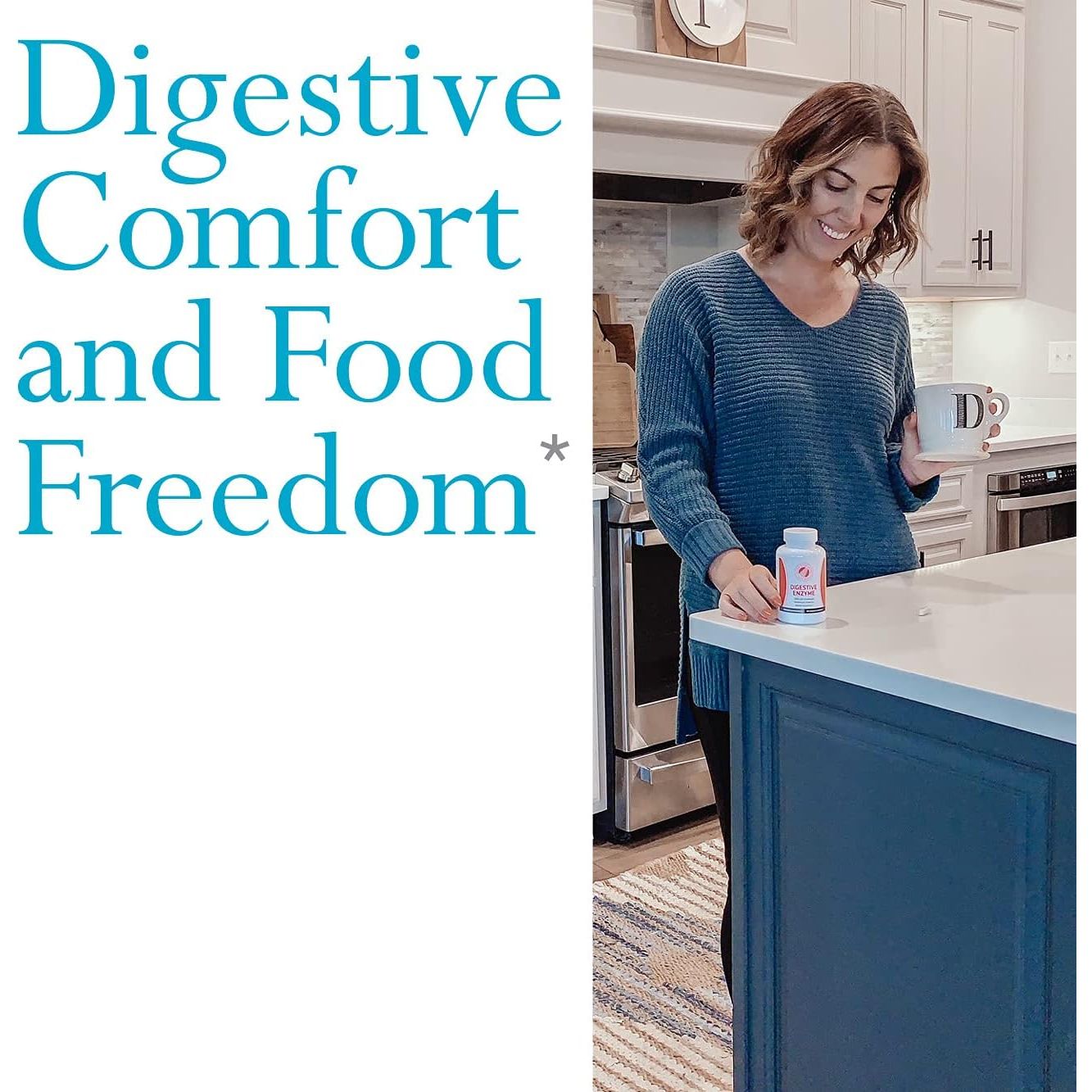 Silver Fern Brand Ultimate Digestive Enzyme Supplement - Digestive Comfort & Food Tolerance 90 Capsules