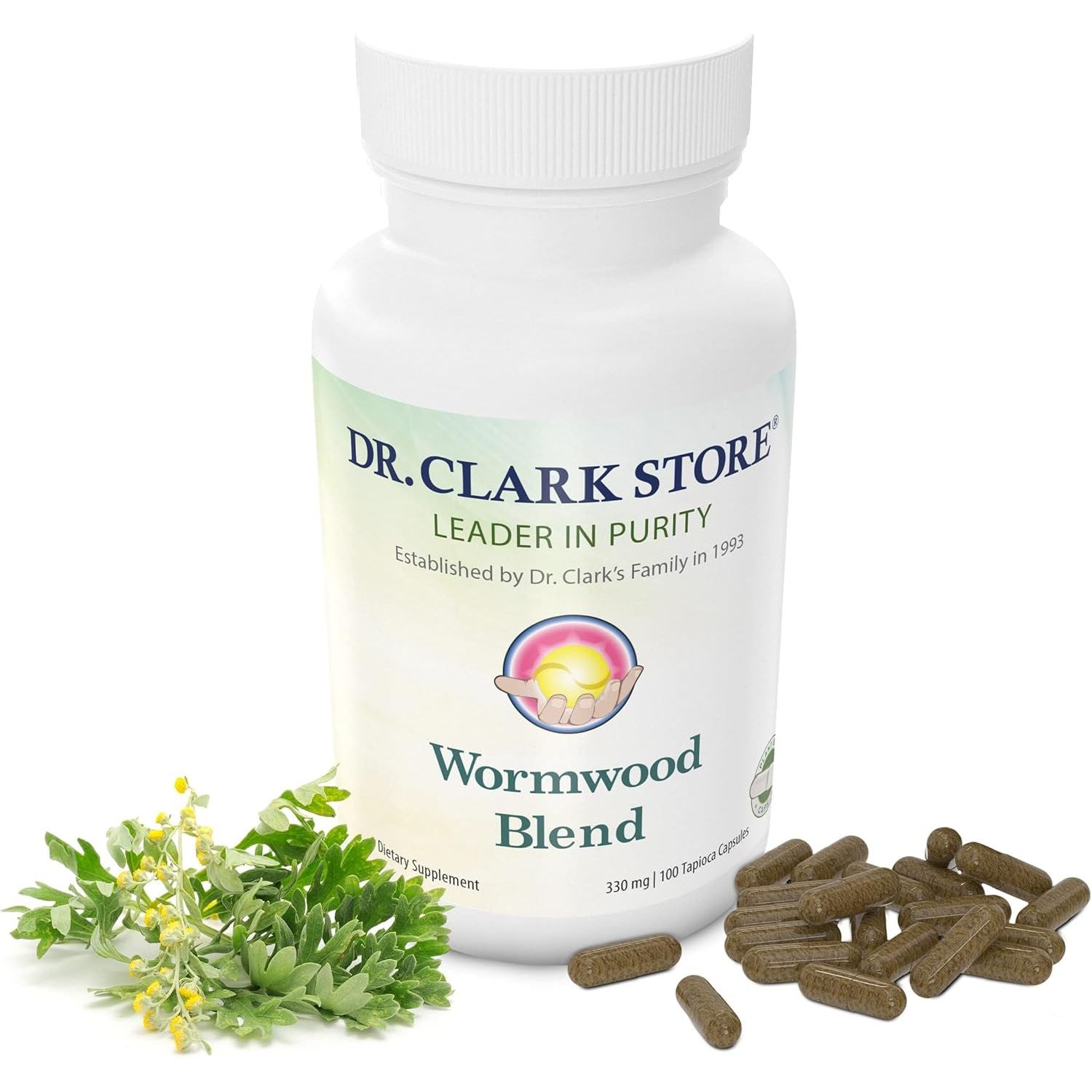 Dr Clark Superblend Wormwood Capsules - 330 Mg, 100 Capsules
