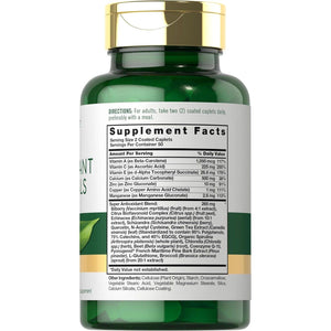 Carlyle Antioxidants Supplement | 100 Caplets | Nutritional Complex | Vitamin A, C, E | Non-Gmo, Gluten Free Formula.