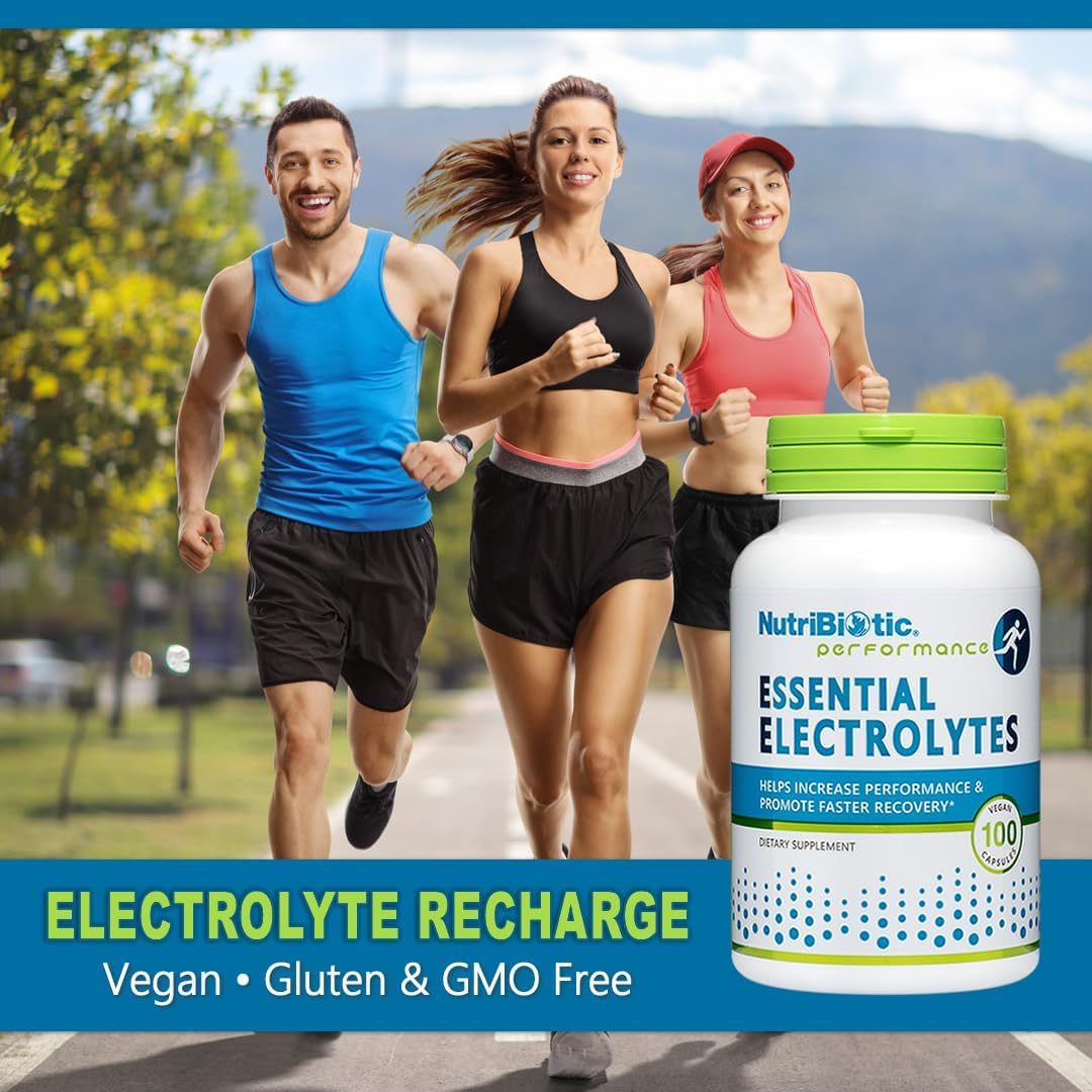 Nutribiotic Essential Electrolytes | Supports Increased Performance & Faster Recovery 100 Capsules