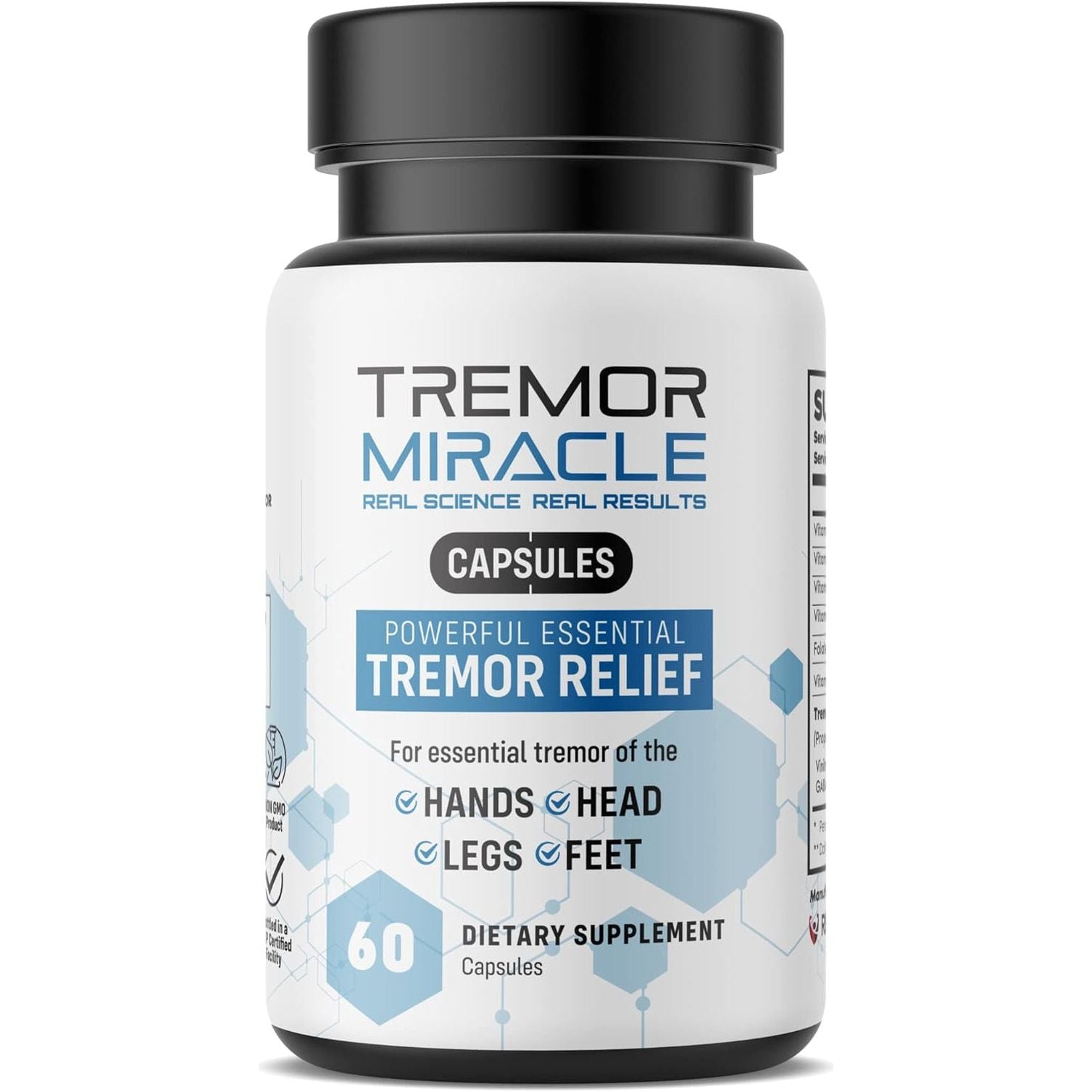 Tremor Miracle Capsules - Essential Tremor Herbal Capsule Supplement for Hands, Legs, Feet, Head Tremors