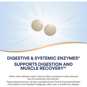 Nature'S Way Mega-Zyme, Pancreatic & Systemic Enzymes*, Relieves Occasional Muscle Soreness Due to Overexertion and Exercise,200 Tablets