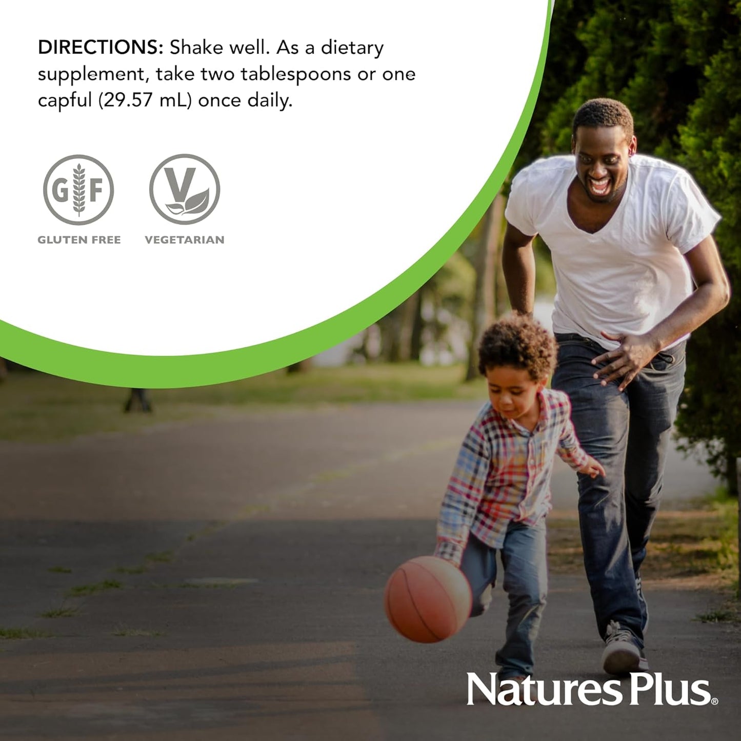 Natures plus Source of Life Liquid, Tropical Fruit - Multivitamin & Mineral Supplement - 30 Servings (30 Fl Oz)