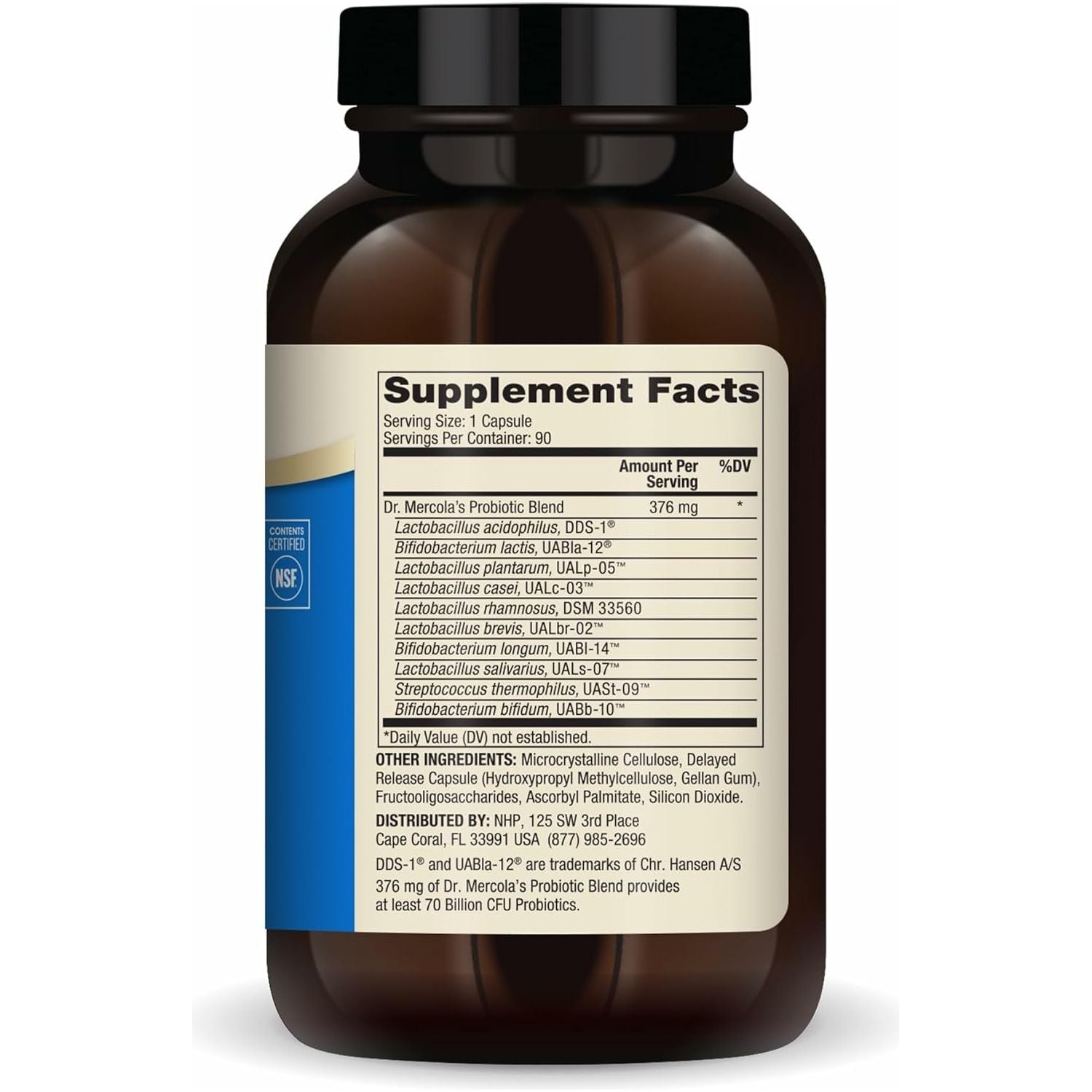 Dr. Mercola Complete Probiotics for Women 70 Billion CFU, Supports Digestive Health 30 Servings