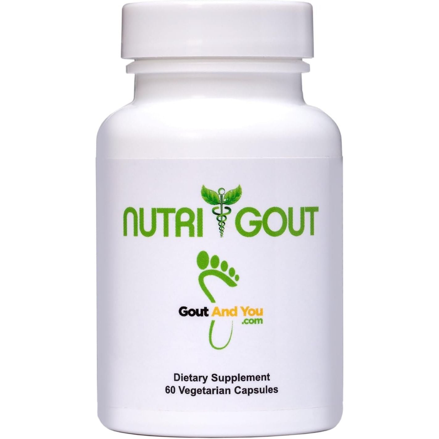 Nutrigout Uric Acid Cleanse Supplement 60 Vegetarian Capsules of 500 Mg Each