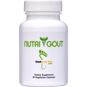Nutrigout Uric Acid Cleanse Supplement 60 Vegetarian Capsules of 500 Mg Each