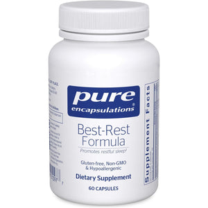 Pure Encapsulations Best Rest Formula Supports Restful Sleep 60 Capsules