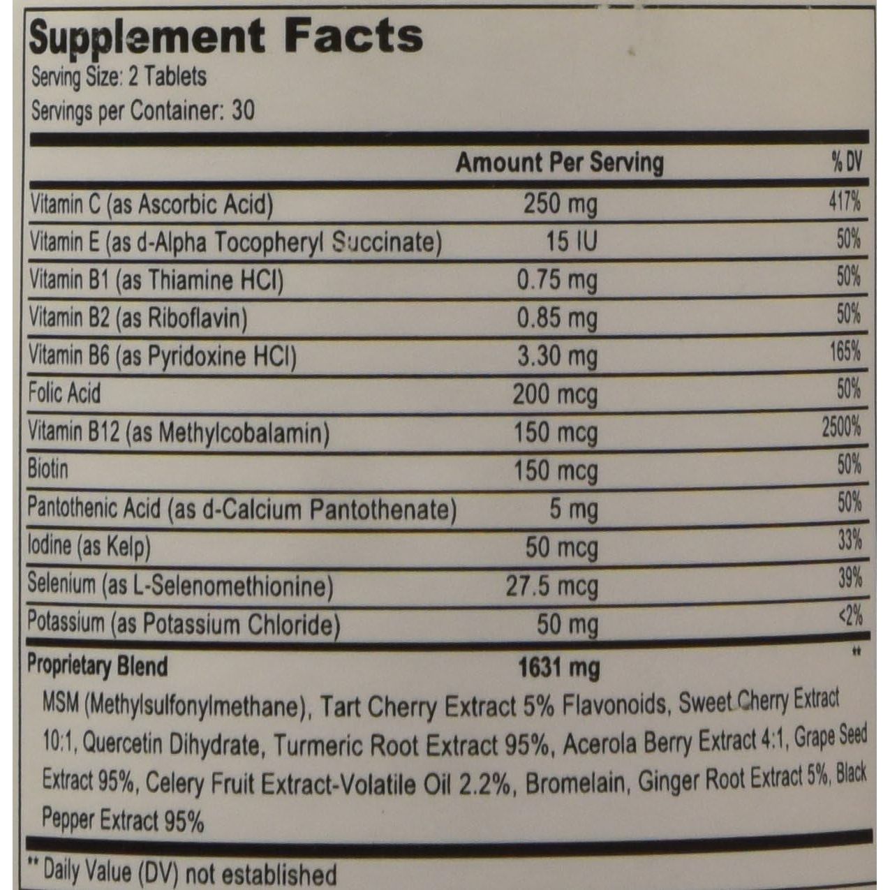Uric Acid Support - Tart Cherry, Celery Extract, Turmeric, Quercetin - Support Normal Kidney Function - 60 Vegetarian Tablets