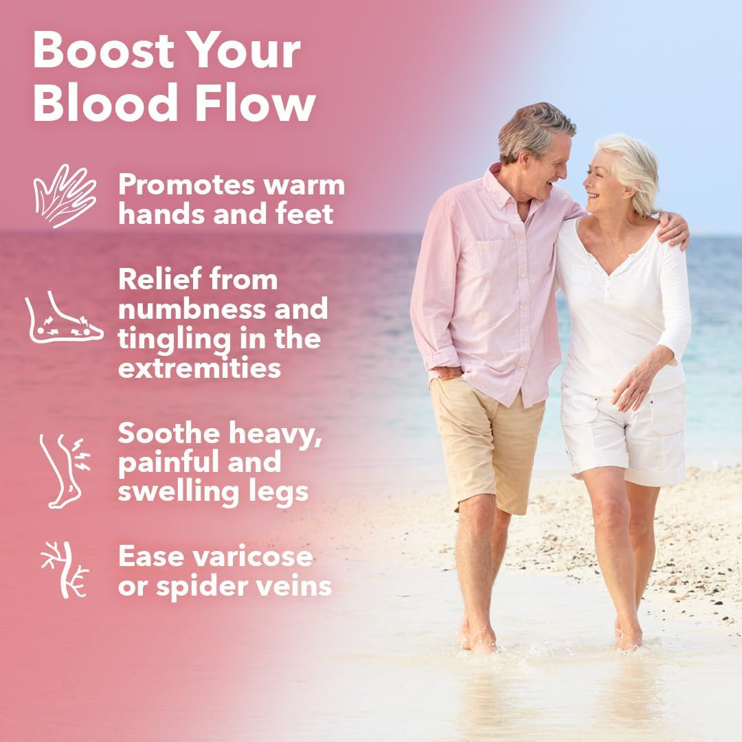 Lifeseasons Circulari-T - Blood Circulation Support Supplement - Artery Capillary & Vein Health - 90 Capsules