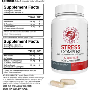 Silver Fern Stress Complex Supplement - Natural Stress Relief Supplement