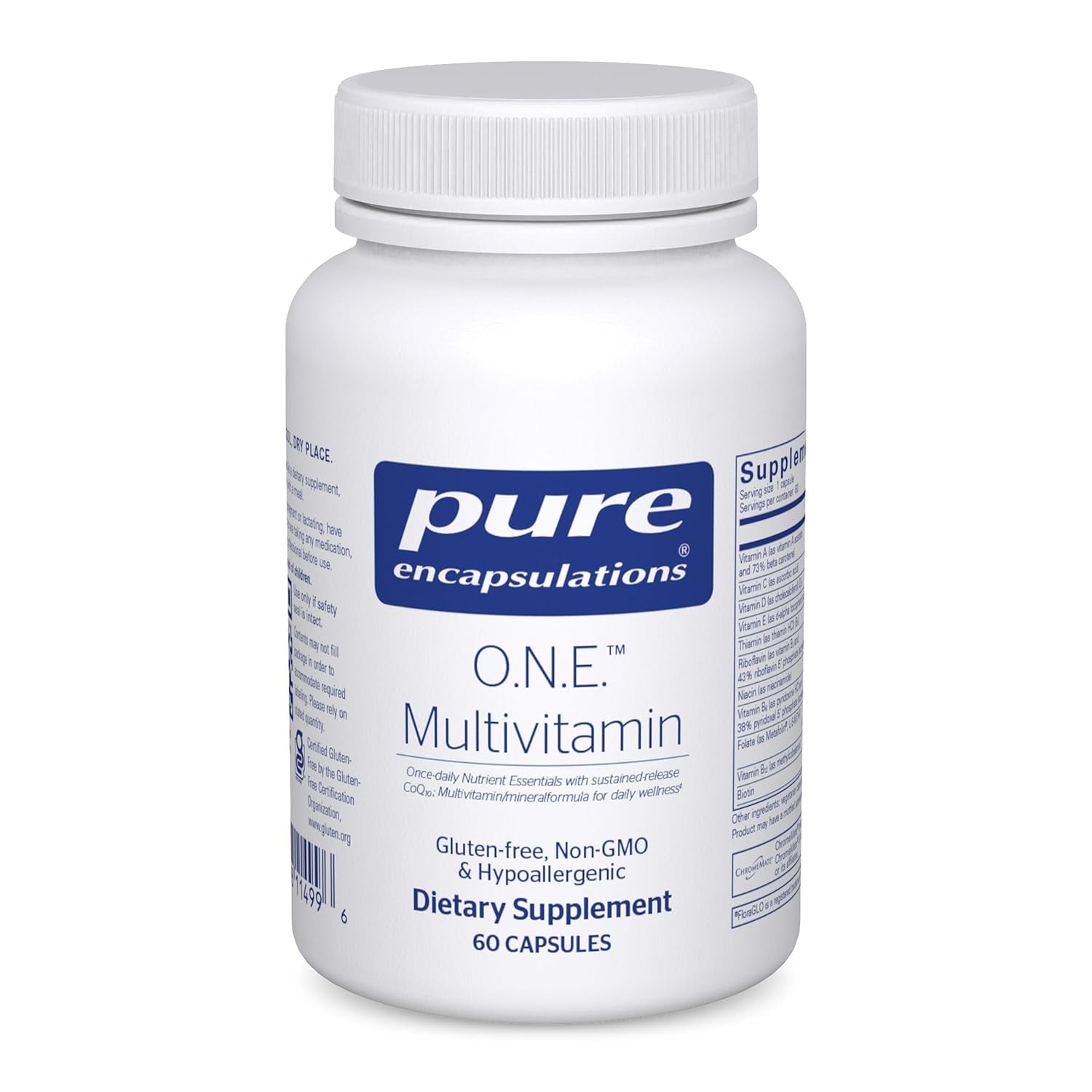 Pure Encapsulations O.N.E. Multivitamin with Antioxidant Complex to Support Vision, Cognitive Function, and Cellular Health* - 60 Capsules