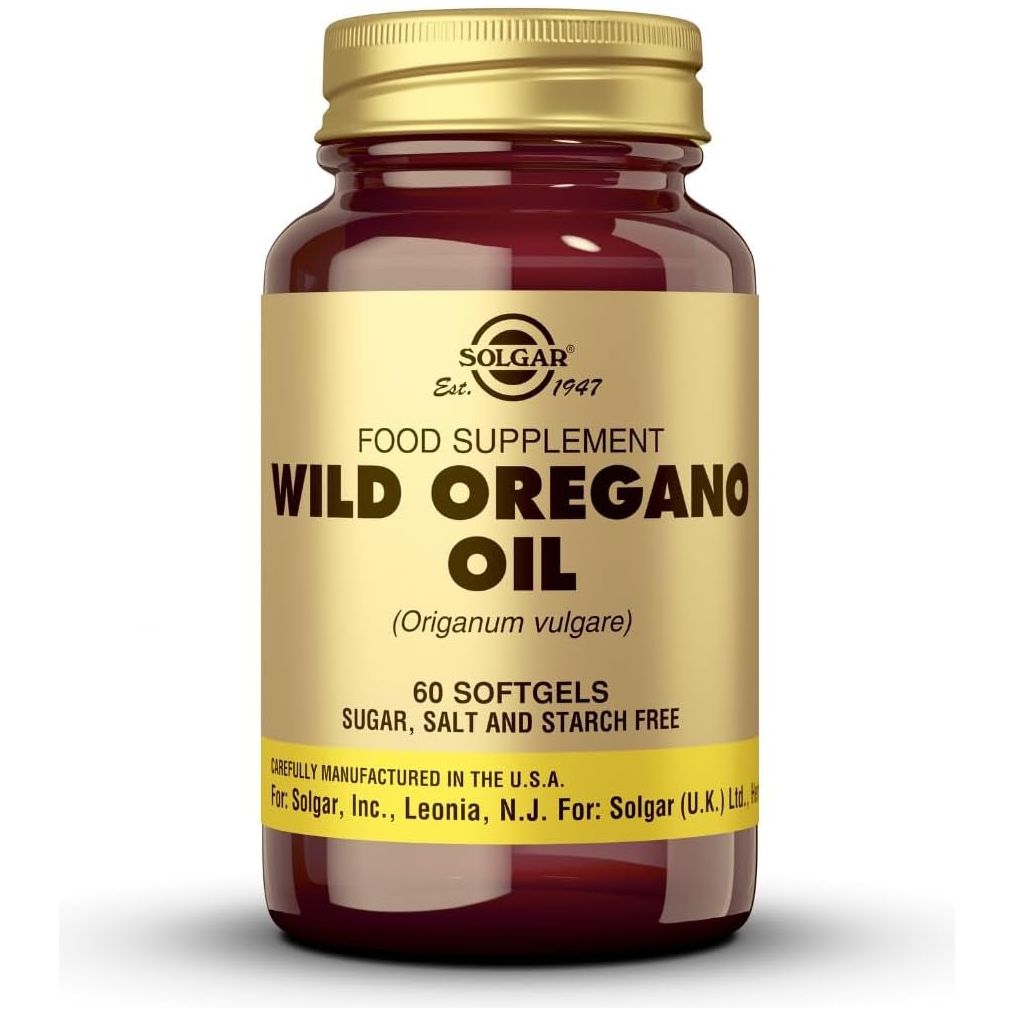 Solgar Wild Oregano Oil for Immune Support - Non GMO, Gluten Free, Dairy Free - 60 Servings