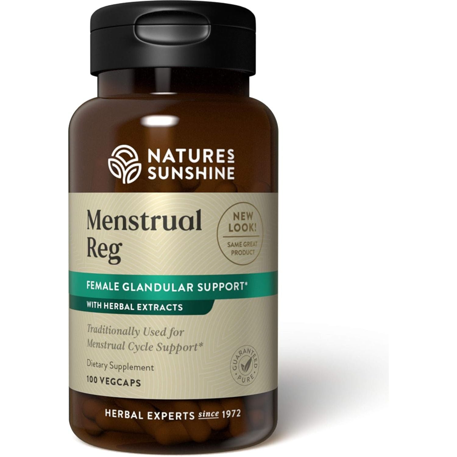 Nature'S Sunshine Menstrual Reg, Helps Maintain Hormone Balance and Promotes a More Comfortable Menstrual Cycle 100 Capsules