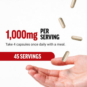 FORCE FACTOR Black Maca Root 1000Mg, Vitality Supplement for Men 90 Capsules